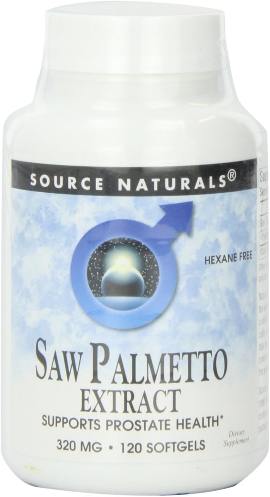 Kilde Naturals Saw Palmetto Extract 320mg, 120 Softgels