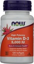 Nu fødevarer D3 5000 IE i olivenolie, 120 CT