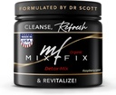 Mix- Fix fuld Body Detox for kvinder & mænd - Lever, Colon & Gut Support Drink - Fuld Spectrum Detox pulver supplement - Mælk tidsel, gurkemeje & rødbeder - fordøjelig sundhed & energi - 30 Servere