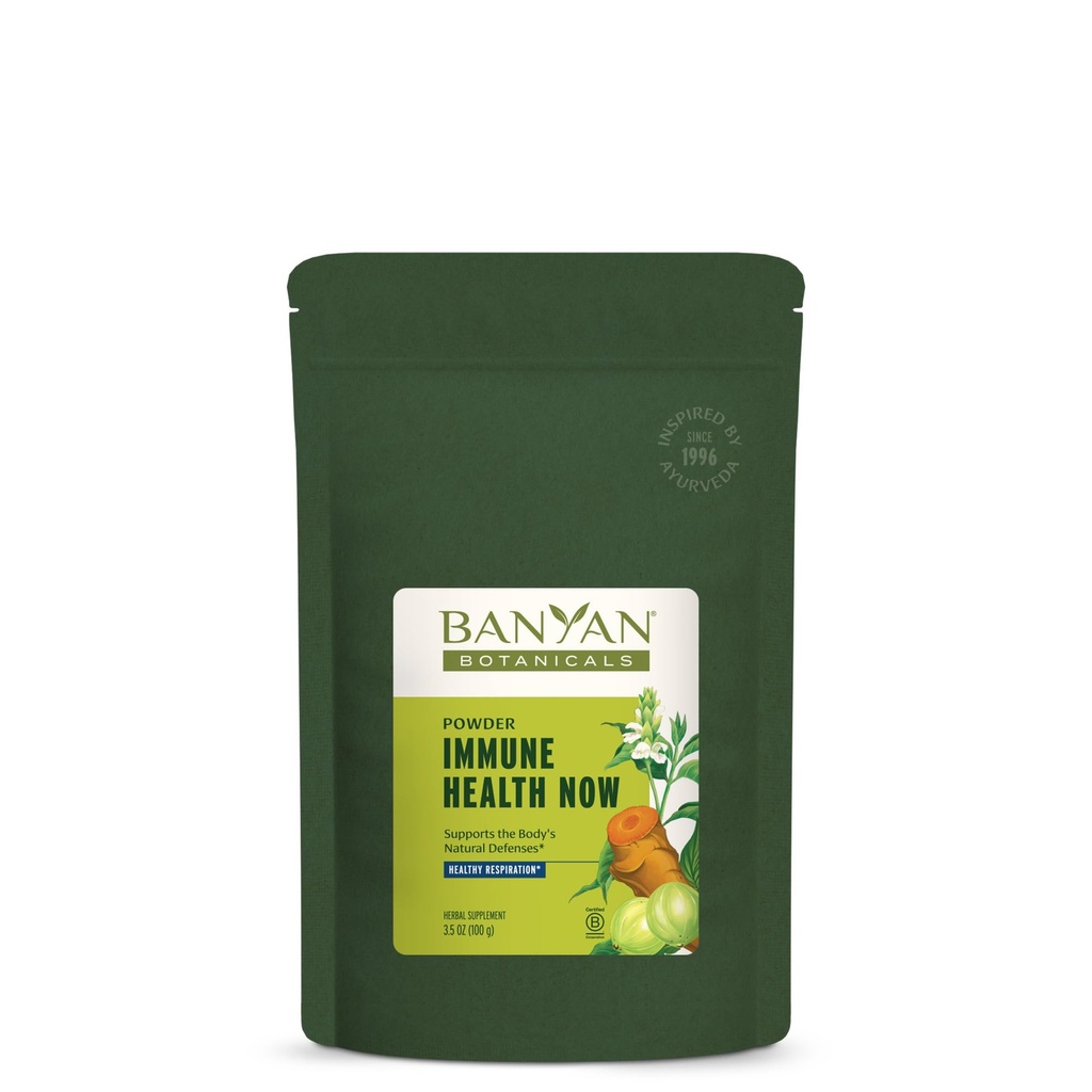 Banyan Botanicals immunforsvar nu - Organisk immunsupplement - pulveriserede urter til lunger, luftveje og immunsystem support * - 3.5oz - Ikke GMO bæredygtigt sourced Vegan