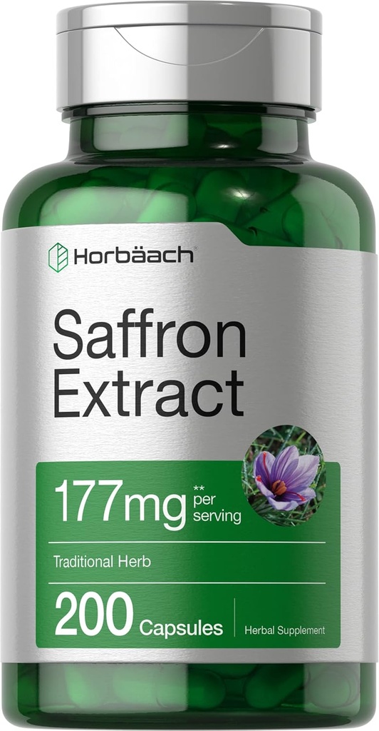 Horbäach Saffron Extract Supplement: 124; 177 mg