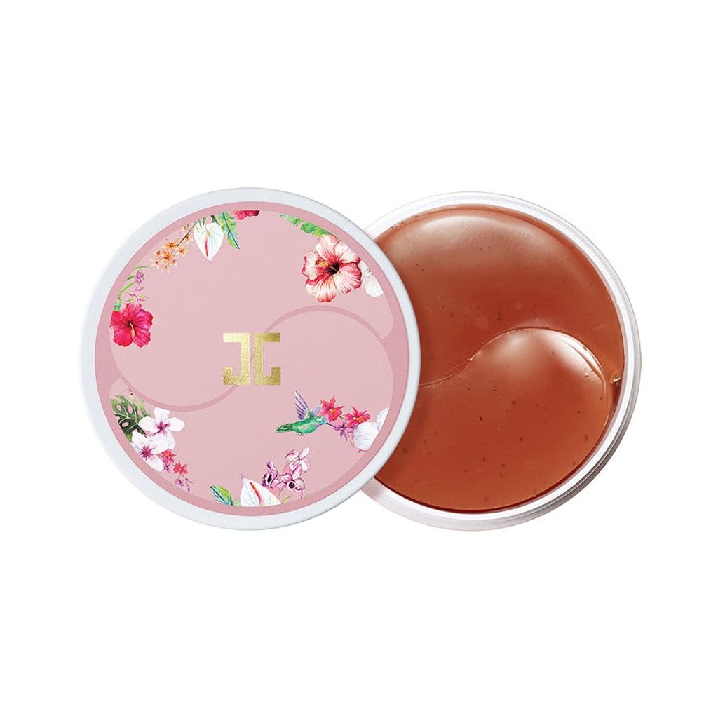 JAYJUN Roselle Tea Eye Gel Patch (60 Patches) - Hibiscus Infunded Radiant- Looking & Hydrating Treatment