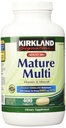 Kirkland Signature Voksne, 50 plus Gamle Multi Vitamin & Mineraler, 400- Count Tablets