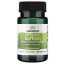 Swanson Full Spectrum Saffron (Whole Ground Stigmas) -Herbal Supplement Fremme Naturlig Mood Support & Stress Management - Organic Spanish Saffron Supplement- (60 Veggie Kapsler, 15 mg Hver)