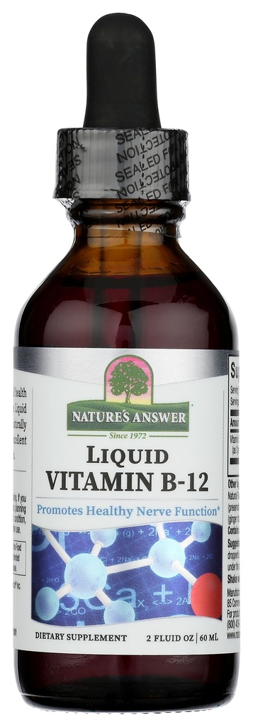 Naturens svar flydende vitamin B-12; fremmer sund nerve funktion & energi niveauer