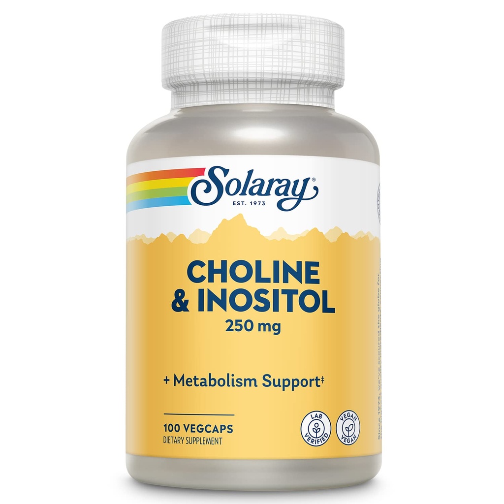 SOLARAY Cholin & Inositol 250 mg