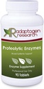 Proteolytic Enzymes Broad Systemisk Support Dex124; Vegetarian Blend med Serratia Peptidase & Bromelain til fordampning, Sourced from Papaya & Pineapple