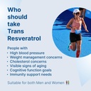 Trans Resveratrol 500 mg, 60 kapsler Lab 124; Antioxidant Support