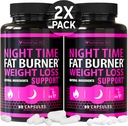 (2 Pack) Nat Time Vægttab piller til kvinder - Avanceret vægttab supplement - Fedtforbrænder til kvinder - Diet piller, der arbejder hurtigt - Belly Fat Burner - Appetite Suppressant - Made in USA