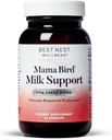Bedste Nest Wellness Mama Bird Milk Support - Sund Breast Milk Flow Support - Amning Support med Fenugreek & Moringa - Aids Milk Supply for Baby - 60 Kapsler