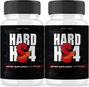 rize laboratorier Hard HS4 Kapsler, Hard HS4 for mænds sundhed, Hard HS4 Ekstra styrke piller, Hard HS4 Mand Support for total ydeevne, Hard HS4 Maksimal formel Anmeldelser (120 Kapsler) (pakke af 2)
