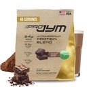 Pro JYM Natural Chocolate Brownie Protein Powder Blend - Whey Protein Isolate, Casein, & Milk Protein Isolate, for Mænd & Kvinder Inddrivelse Shakes Mead124; JYM Supplement Science Mead124; 45 Serveringer