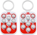 Pille Popper - Hukommelseshjælpemidler Medicin Dose Tracker (2 Pack)