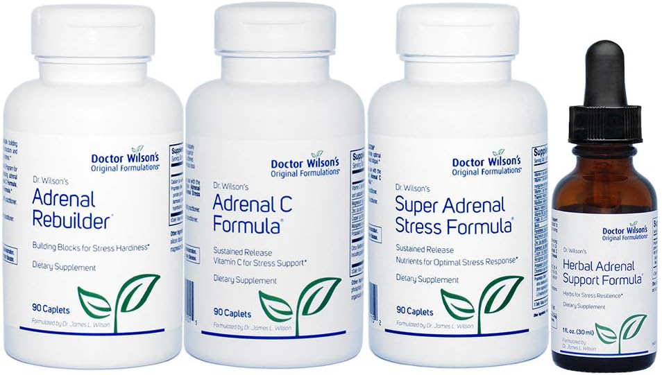 Dr. Wilsons Adrenal Træthed Protokol Omfattende kit til Adrenal Support HASF lille
