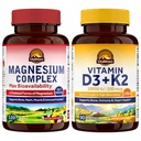 Vitalitown Magnesium Complex & D3- vitamin K2 Bundle (pakke med 2)