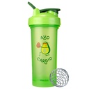 BlenderBottle Just for Fun Classic V2 Shaker Bottle Perfekt til Protein Shakes og Pre Workout, 28-Ounce, Avo Cardio