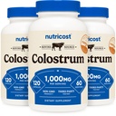 Nutricost Colostrum 1000mg, 120 Caps, 60 Servere (3 flasker)