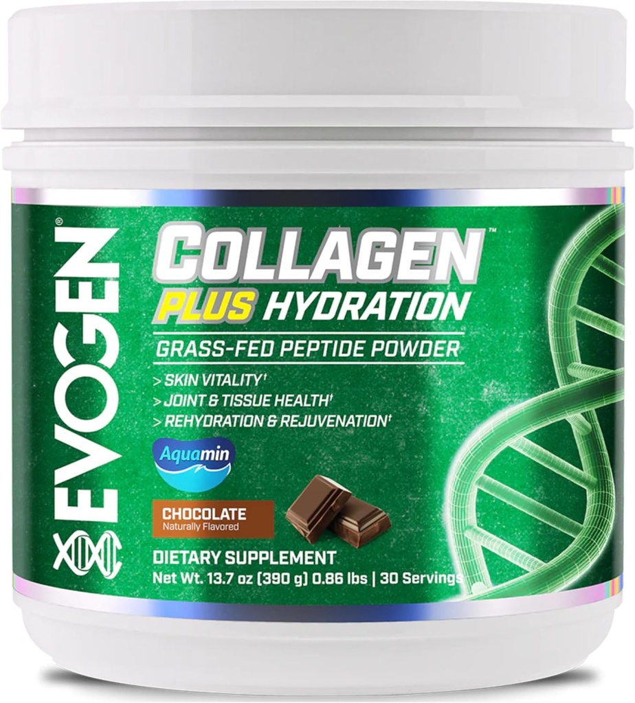 Evogen Collagen Plus Hydration - Grass- Fed Collagen for kvinder & mænd