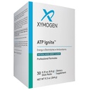 XYMOGEN ATP Izite Revitalizing Energy Drink Powder - Understøtter Electrolyte Erstatning + ATP Biosyntese med antioxidanter, Aminos, Vitamin, Electrolytes + 95mg Koffein (30 blandet berry stick pakker)