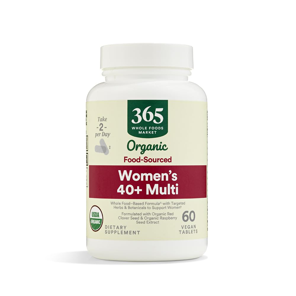 365 af Whole Foods Market, Vitamin Multi Womens 40 Plus Food Cultured, 60 Greve