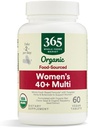 365 by Whole Foods Market, Vitamin Multi Womens 40 Plus Food Cultured, 60 Count