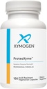 XYMOGEN ProteoXyme - Pancreatic Enzymes, Serrapeptase, Rutin, Papain & Bromelain - Designed to Support Tissue Integrity & Healthy Immune System Balance (100 Acid-Resistant Capsules)