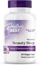 Doctor 's Best Womens Beauty Sleep with Magnesium, Theanin, Melatonin, Sleep & Relaxation Support, Non-GMO, Gluten Free, Soy Free, Vegan 60 Veggie Caps