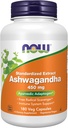Now Foods Supplements, Ashwagandha (Witania somnifera) 450 mg (Standardized Extract), 180 Veg Kapsler