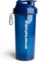 Smartshake Lite Protein Shaker Flaske 1000ml ttesmå 124; Bladsikker Gym Shaker Drink Flaske til Protein Shakes • 124; Clear Polypropylenvandflaske, BPA Free Protein Powder Shaker Cup for mænd og kvinder, Navy Blue