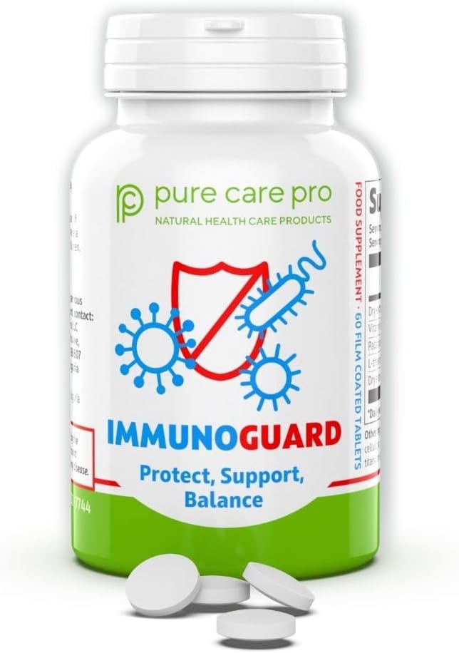 Immunoguard Herbal supplement, for stærk immunsystem support, 60 tabletter