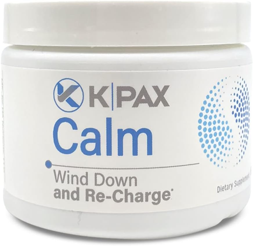 KPAX Calm Magnesium Glycinate Supplement, Anti Stress tillæg med GABA og Valerian Extract Understøtter en afbalanceret mood - 60 tabletter