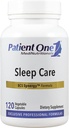 Patient One Sleep Care Medical 124; supplement til støtte Overgang til søvn og rolig søvn * Medical 124; med kamille, Valerian, Melatonin og mere Medical 124; 120 Kapsler