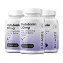Balancebreens Melatonin 20mg hurtigt opløses tabletter - høj potens, hurtigt fungerende, Natural Sleep Support - Søvnstøtte til voksne - non-groggy, drug- fri formel - 120 sovepiller