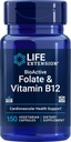 Life Extension BioActive Folate & Vitamin B12, 150 Vegetariske Kapsler - Ikke GMO, Gluten Free Supplement
