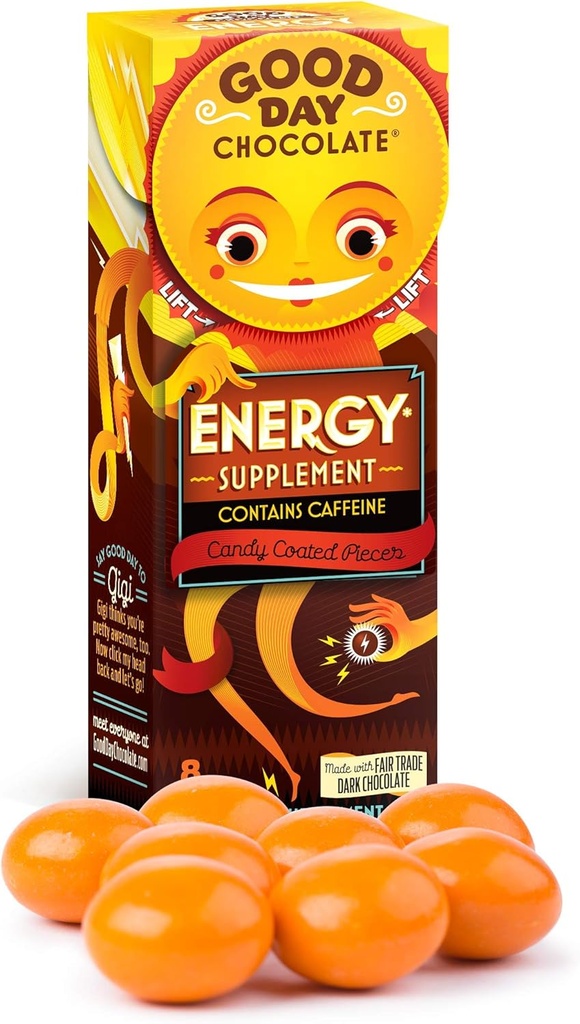God dag Chocolate Energy Supplement 8ct