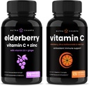 NutraChamps Elderberry og C-vitamin kapsler Bundle