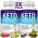 Keto Boost Diet Pills Ketosis Supplement - Natural eksogen Keto Formel Support Energy & Focus, Avancerede Ketoner til Ketogent Diet, for Mænd Kvinder