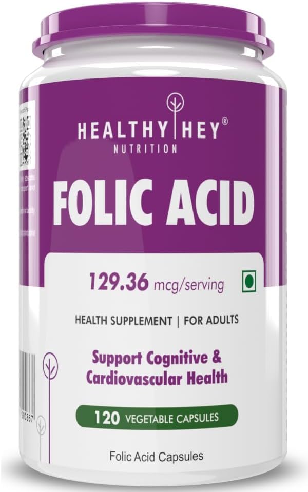 Folic Acid - 120 Veg Capsules