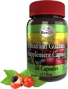 Beelife Brasilianske Guarana Kapsler - Naturlig Koffein Kosttilskud fra Brasilien - Energi & Mental Focus, Muscle Strength Support - Zero Gluten, Ingen sukker før træning for mænd og kvinder - 250 mg 60 Caps