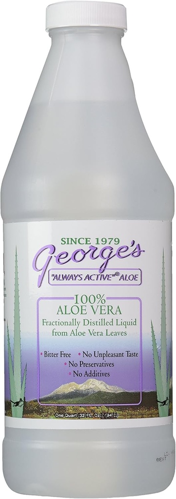 Georges Aloe Vera Drink, Liquid 32 Fl Oz (pakke med 1)
