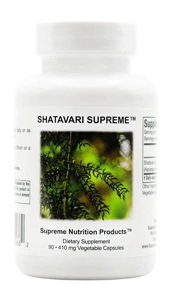 Supreme Nutrition Shatavari Supreme, 90 Pure Shatavari Root Vegetariske Kapsler