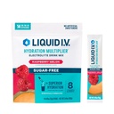 Flydende I.V. ® Hydration Multiplier Sugar- Free - Raspberry Melon Mex124; Electrolyte Powder Drink Mix 124; 1 pakke (14 Servere)