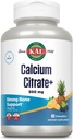 KAL Calcium Citrat Chewable blandet frugt supplement, 60 Tæl