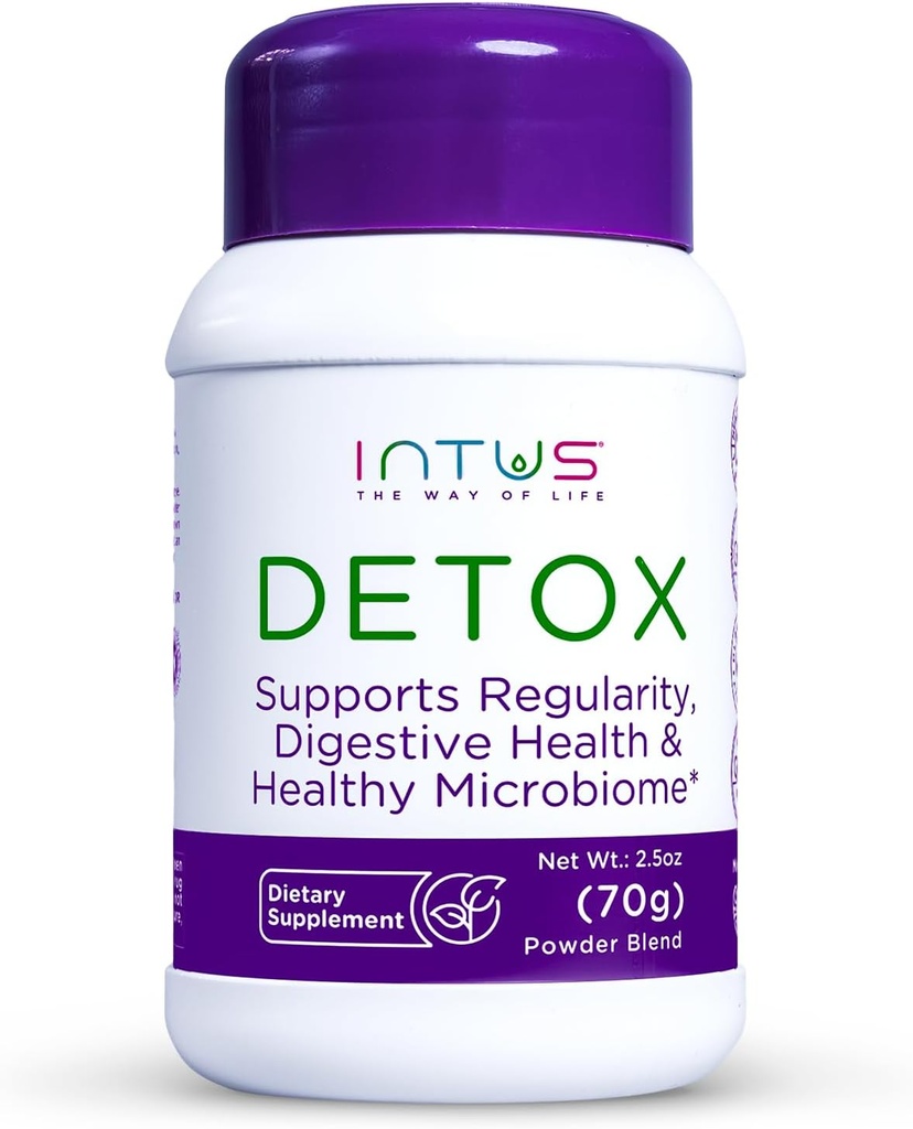 Intus Detox • 124; Colon Cleanse og lever • Detox til fordøjelsessygdomme • 124; Ayurvedic Herbal supplement til støtte Gut sundhed, kronisk obstipation, forbedre fordøjelsen, og give Bloating Relief • 124; 2,5 oz