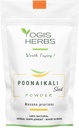 YOGIS HERBS Poonaikali Seed Powder (Kapikacchu / Velvet Bean / Mucuuna pruriens) - Naturlig støtte til Vitality og Kognitiv Support. (0,5 Lb)
