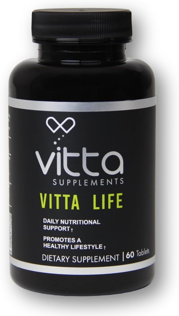 Vitta Life Tabs C124; Multivitamin med A-vitamin, C-vitamin, D-vitamin, thiamin B1, Riboflavin B2, Niacin, B6-vitamin, B12-vitamin, pantothensyre, calcium, fosforsyre 124; 60 Tabs