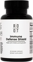 Root Wellness immunsupport supplement med vitamin D C K2, Quercetin og trace mineraler fra Great Salt Lake, fordøjelige enzymer NAD supplement til voksne, 60 kapsler