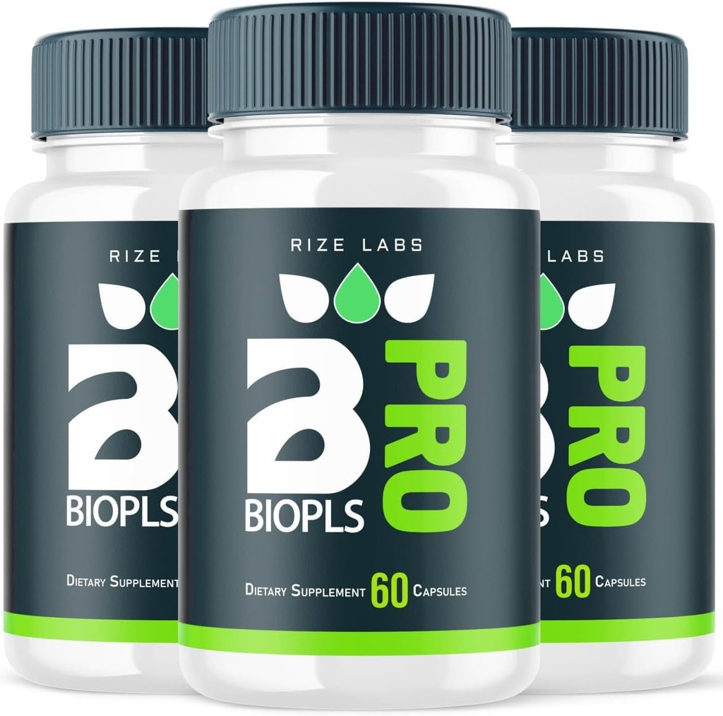 rize laboratorier (3 Pack) Biopls Slim Pro vægttab supplement, Biopls kapsler for total Body Wellness og en sund livsstil, Biopls piller til Leaner Physique, Bio Pls anmeldelser (180 Kapsler)