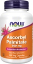 Now Supplements, Ascorbyl Palmitat 500 mg, Esterificeret C-vitamin, Antioxidant Protection *, 100 Veg kapsler