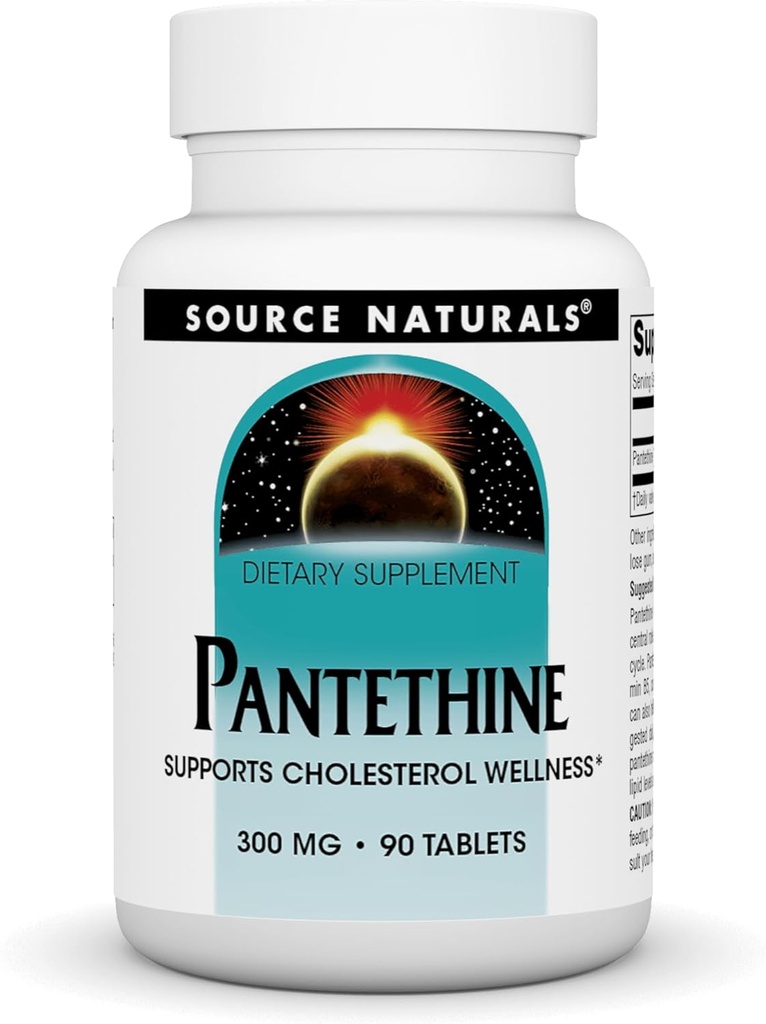 Source Naturals Pantethine 300mg - 90 tabletter